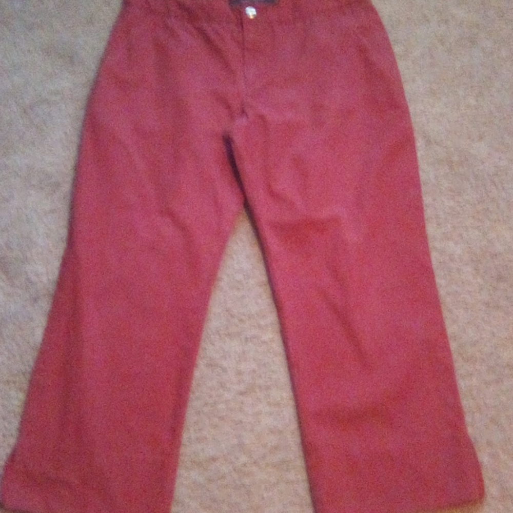 Billy Blues Women Red Bolo Casual Denim y2k Jean Work Boho Pants size 6